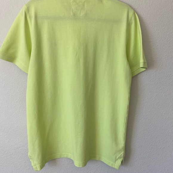 Crew Clothing Company Men’s Classic Pique Polo Shirt in Citrus Lime Size Medium - Picture 11 of 15